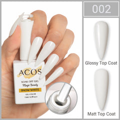 ACOS Magic Beauty Gel Polish Colour Snow White(002)
