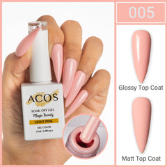ACOS Magic Beauty Gel Polish Colour Light Pink(005)