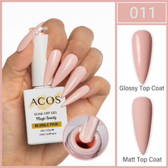 ACOS Magic Beauty Gel Polish Colour Bubble Pink(011)