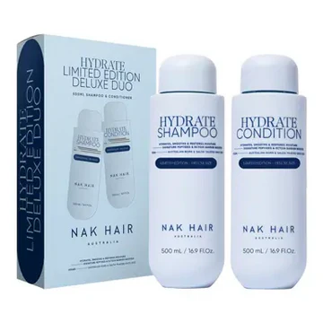 NAK Hydrate Shampoo and Conditioner Duo 500ml (pumps not included) - Lashmer