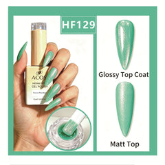ACOS HEMA-free gel polish in Green Stardust, colour 129