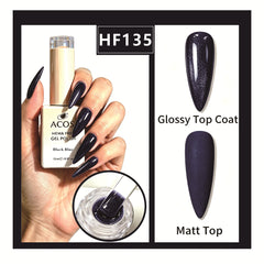 ACOS HEMA-free gel polish in Black Blue, colour 135