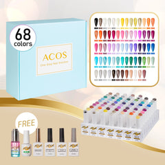 ACOS Magic Beauty Gel Polish Kit 68 Colours (Series #003)