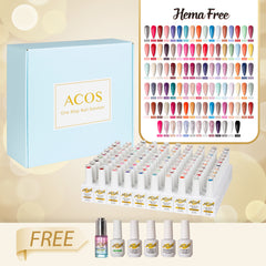 ACOS Hema Free Full Range of Gel Polish Kit 98 Colours