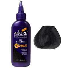Hi Lift Adore Plus Semi Permanent Color Brown Black #390 - Lashmer