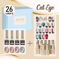ACOS Cat Eye Gel Collection Kit(26 colours)
