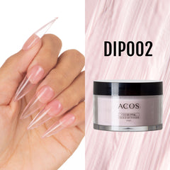 ACOS Dipping Powder Clear Pink Colour (60g)