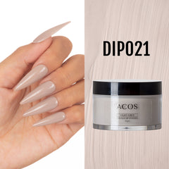ACOS Dipping Powder Light Grey Colour (60g)
