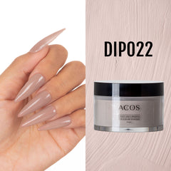 ACOS Dipping Powder Light Grey Brown Colour (60g)