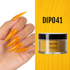 ACOS Dipping Powder Dark Yellow Colour (60g)