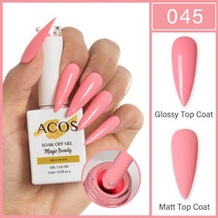 ACOS Magic Beauty Gel Polish Colour Milky Peach(045)