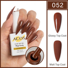 ACOS Magic Beauty Gel Colour Deep Brown Red(052)