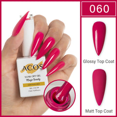 ACOS Magic Beauty Gel Polish Colour Light Peach Red(060)