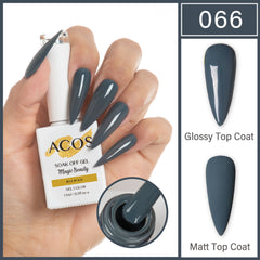 ACOS Magic Beauty Gel Polish Colour Blue Black(066)