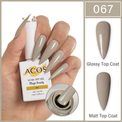 ACOS Magic Beauty Gel Polish Colour Grey(067)