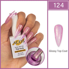 ACOS Magic Beauty Gel Polish Starry Purple Dust(124)