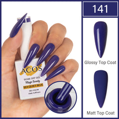 ACOS Magic Beauty Gel Polish Colour Sea Quiet Blue(141)