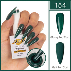 ACOS Magic Beauty Gel Polish Colour Dark Green Secret(154)