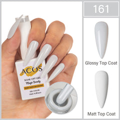 ACOS Magic Beauty Gel Polish Colour Frost White Moonlight(161)
