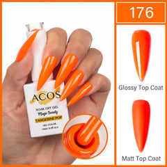 ACOS Magic Beauty Gel Polish Colour TANGERINE POP (176)