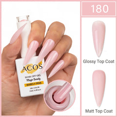 ACOS Magic Beauty Gel Polish Colour BARELY PINK (180)
