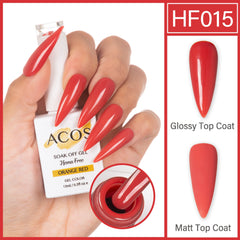 ACOS Hema Free Gel Colour ORANGE RED(015)