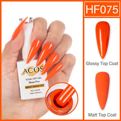 ACOS Hema Free Gel Colour BRIGHT ORANGE RED(075)