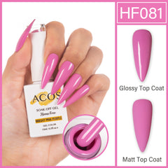 ACOS Hema Free Gel Colour BRIGHT PINK PURPLE(081)