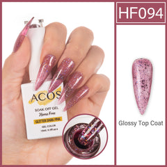 ACOS Hema Free Gel Colour GLITTER DARK PINK(094)