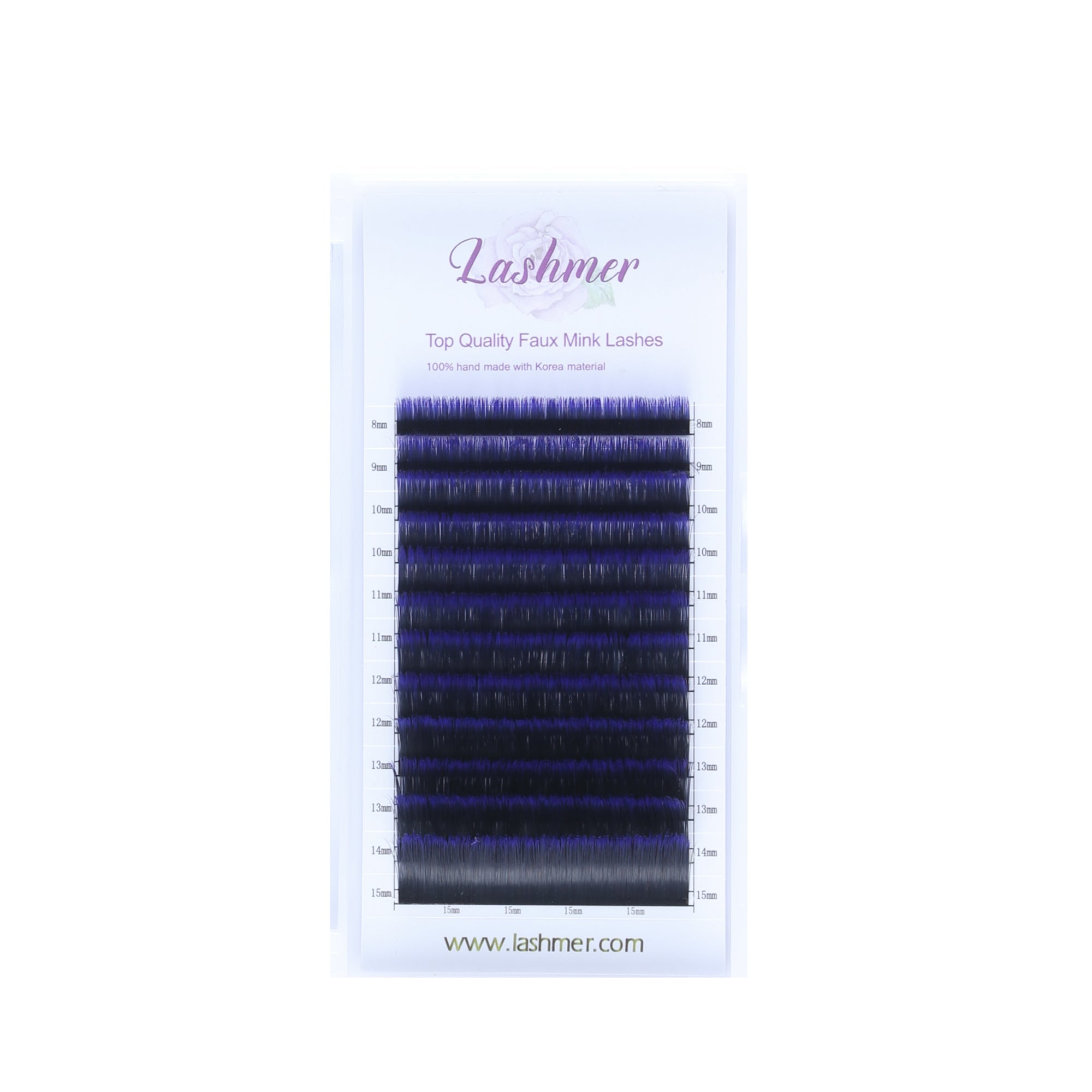 Blue Fast and Easy Fans Eyelashes C Curl (0.07) - Lashmer Nails&Eyelashes Supplier