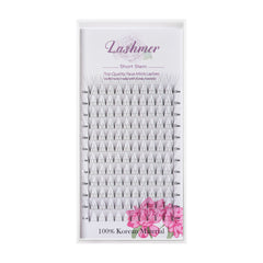 Premade fans Short Stem | Lashmer | L Curl 5D