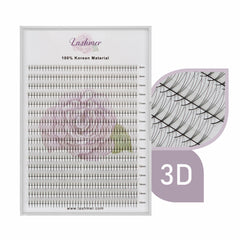 3D Pointy Narrow Promade Fans | Lashmer | 640 Fans