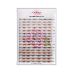 Lashmer 3D Brown Pointy Promade Fans (640 Fans)