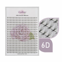 6D Pointy Narrow Promade Fans | Lashmer | 320 Fans