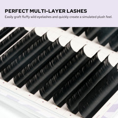 Lashmer Comic Camellia Lashes Mix Tray (20 Lines)