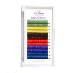 Color Volume Eyelashes D Curl (0.07) - Lashmer Nails&Eyelashes Supplier