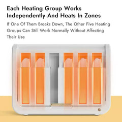 Multi-Function Wax Heater Holds 6