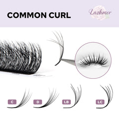 Lashmer 3D Camellia Lashes Mix Tray (20 Lines)