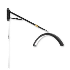 Karma Wall Mount LED Half Moon Light is a 23″ Black 011001 - Lashmer