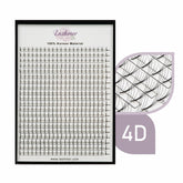 4D Long Stem Premade Fans | Lashmer | Ultra Black