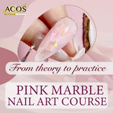 ACOS Pink Marble Nail Art Short Course - Lashmer