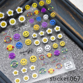 ACOS Nail Art Stickers -- Smile #001