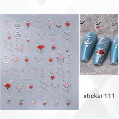 ACOS Nail Art Stickers -- Jewelry 002