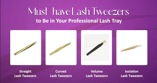 4 Professional Eyelash Tweezers to Must-have on Your Lash Tray