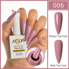 ACOS Magic Beauty Gel Polish Colour Purple Violet(006)