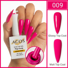ACOS Magic Beauty Gel Polish Colour Violet Pink(009)