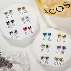 Super Shinny Different Shape Flat Base Crystals--5pcs/pack (#0002) - Lashmer