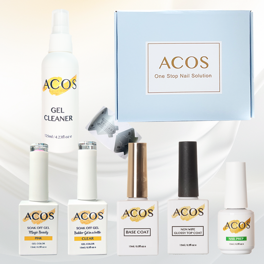 ACOS Gel Nail KIT - Gel In The Bottle Kit