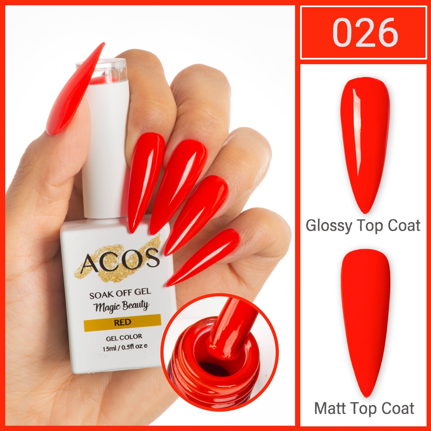 ACOS Gel Colour Series (15ml) - Lashmer