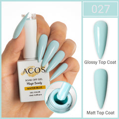 ACOS Magic Beauty Gel Polish Colour Water Blue(027)